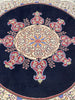 Load image into Gallery viewer, 4 x 4 ROUND Wool Rug Finely Hand-knotted #F-6504