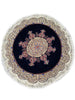 Load image into Gallery viewer, 4 x 4 ROUND Wool Rug Finely Hand-knotted #F-6504