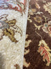 Load image into Gallery viewer, 7.10 x 9.10 New Quality Agra Rug Natural Wool #F-6512