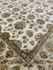 Load image into Gallery viewer, 7.11 x 10 QUALITY Natural Wool Agra Rug IVORY GREEN #F-6514