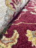 Load image into Gallery viewer, 8 x 10 QUALITY Agra RUG Natural Wool WINE BURGUNDY #F-6516