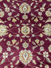 Load image into Gallery viewer, 8 x 10 QUALITY Agra RUG Natural Wool WINE BURGUNDY #F-6516