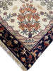 Load image into Gallery viewer, 8 x 10.3 QUALITY AGRA RUG William Morris BLACK #F-6517