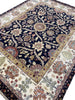 Load image into Gallery viewer, 8 x 10.3 QUALITY AGRA RUG William Morris BLACK #F-6517