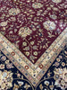 Load image into Gallery viewer, 8.6 x 12.6 Quality Wool and Silk Handmade Rug Dense Weave High KPSI #F-6527