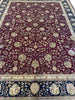 Load image into Gallery viewer, 8.6 x 12.6 Quality Wool and Silk Handmade Rug Dense Weave High KPSI #F-6527