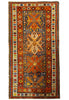 Load image into Gallery viewer, 4&#39; x 8&#39; Rust-Antique-Russian-Kazak-Runner-Light-Blue .jpg