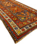 Load image into Gallery viewer, 4&#39; x 8&#39; Rust-Antique-Russian-Kazak-Runner-Light-Blue .jpg