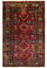 Load image into Gallery viewer, 5 x 7.10 Magenta Pink Antique Caucasian Kazak Rug 71185