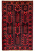 Load image into Gallery viewer, Pinkish-Red-Baluchi-Rug.jpg