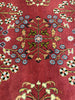 Load image into Gallery viewer, 7.9 x 7.9 ROUND Sarouk Rug Handmade India Wool Carpet #F-6586