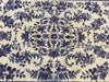 Load image into Gallery viewer, 6 x 9.6 New Sarouk Rug Handmade Wool Ivory Blue #F-6594