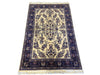 Load image into Gallery viewer, 6 x 9.6 New Sarouk Rug Handmade Wool Ivory Blue #F-6594