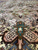 Load image into Gallery viewer, Large 11&#39; x 16&#39; Ivory Multicolor Amazing Persian Rare Heriz Rug 5803