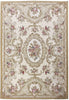 Load image into Gallery viewer, 6 x 9.4 French Aubusson Flat Weave Rug #F-6602