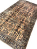 Load image into Gallery viewer, 11.6 x 20.6 Authentic Antique Persian Sarouk Rug PEACHY 1930&#39;s #F-6606