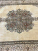 Load image into Gallery viewer, 9&#39; x 17&#39; Large Ivory Semi-Antique Persian Kerman 78868