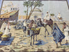 Load image into Gallery viewer, 4.2 x 5.8 Tapestry Handmade Wool Rug Pictorial Caravan #F-6617