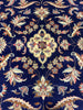 Load image into Gallery viewer, 4.7 x 7.3 Fine Handmade Wool Rug Royal Blue Pre-Owned #F-6625