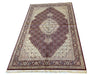 Load image into Gallery viewer, 5.9 x 8.9 Fine Wool and Silk Tabriz Mahi Rug Handmade #F-6626