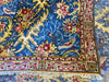 Load image into Gallery viewer, 6.2 x 9.6 Persian Tehran rug Handmade Wool BLUE #F-6629