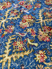 Load image into Gallery viewer, 6.2 x 9.6 Persian Tehran rug Handmade Wool BLUE #F-6629