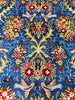 Load image into Gallery viewer, 6.2 x 9.6 Persian Tehran rug Handmade Wool BLUE #F-6629