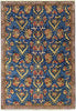 Load image into Gallery viewer, 6.2 x 9.6 Persian Tehran rug Handmade Wool BLUE #F-6629