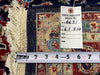 Load image into Gallery viewer, 6 x 9 Fine Wool and Silk Sino Tabriz Rug Dark Blue 240 KPSI #F-6631