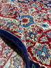 Load image into Gallery viewer, 6 x 9 Fine Wool and Silk Sino Tabriz Rug Dark Blue 240 KPSI #F-6631