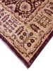 Load image into Gallery viewer, 5.6 x 7.8 Quality Handmade Agra Rug BURGUNDY #PIX-6074