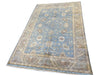 Load image into Gallery viewer, 6.1 x 9.0 New Oushak Rug Handmade Soft Wool Light Blue #F-6633