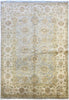 Load image into Gallery viewer, 5.6 x 7.8 New handmade Oushak Rug PALE BLUE #F-6634