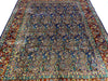 Load image into Gallery viewer, 9.7 x 12.3 Semi- Antique Persian Khorasan Rug Paisley Navy Blue #F-6640