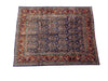 Load image into Gallery viewer, 9.7 x 12.3 Semi- Antique Persian Khorasan Rug Paisley Navy Blue #F-6640