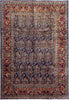 Load image into Gallery viewer, 9.7 x 12.3 Semi- Antique Persian Khorasan Rug Paisley Navy Blue #F-6640