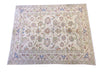 Load image into Gallery viewer, 10.9 x 13.3 New Oushak Handmade Rug Natural Soft Wool #PIX-20398