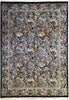 Load image into Gallery viewer, 9.0 x 12.0 Fine Weave Rug New Handmade English Garden Midnight Black Blue #F-6643