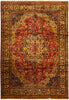 Load image into Gallery viewer, 11.3 x 14.6 Semi-Antique Persian Tabriz Rug 1970s #375