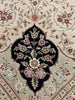 Load image into Gallery viewer, 12.5 x 18 Large Ivory Silk &amp; Wool Tabriz Rug 5844