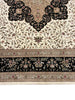 Load image into Gallery viewer, 12.5 x 18 Large Ivory Silk &amp; Wool Tabriz Rug 5844