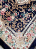 Load image into Gallery viewer, 5&#39; x 8&#39; Handmade bamboo Silk Aubusson Black #F-6678