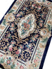 Load image into Gallery viewer, 5&#39; x 8&#39; Handmade bamboo Silk Aubusson Black #F-6678