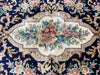 Load image into Gallery viewer, 5&#39; x 8&#39; Handmade bamboo Silk Aubusson Black #F-6678