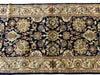 Load image into Gallery viewer, 2.8 x 6 Black Indian Style Hand-knotted Runner Rug 14458