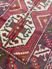 Load image into Gallery viewer, 2.10 x 4.3 Coral Afghan Handmade Wool Pile Tribal Rug 19754