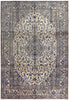 Load image into Gallery viewer, 10.1 x 14.11 Ivory Heritage Craftsmanship Persian Signed Kashan Rug 81134