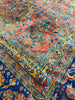 Load image into Gallery viewer, 13 x 22.3 Salmon Large Antique Persian Kashan Rug 1900&#39;s #16268