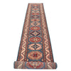 Load image into Gallery viewer, 2.7 x 18.8 LONG RUNNER Handmade Kazak Wool Rug #P1104