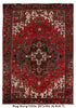 Load image into Gallery viewer, 7&#39; x 10&#39; Persian Heriz rug Handmade Iran #P1233